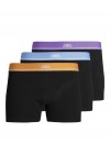 JACK & JONES JACKONGA SOLID TRUNKS 3 PACK DEEP LAVENDER 12250217