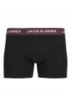 JACK & JONES JACARON SOLID TRUNKS 3 PACK BLACK 12259085