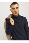JACK & JONES EBASIC KNIT ROLL NECK NOOS NAVY BLAZER 12258051