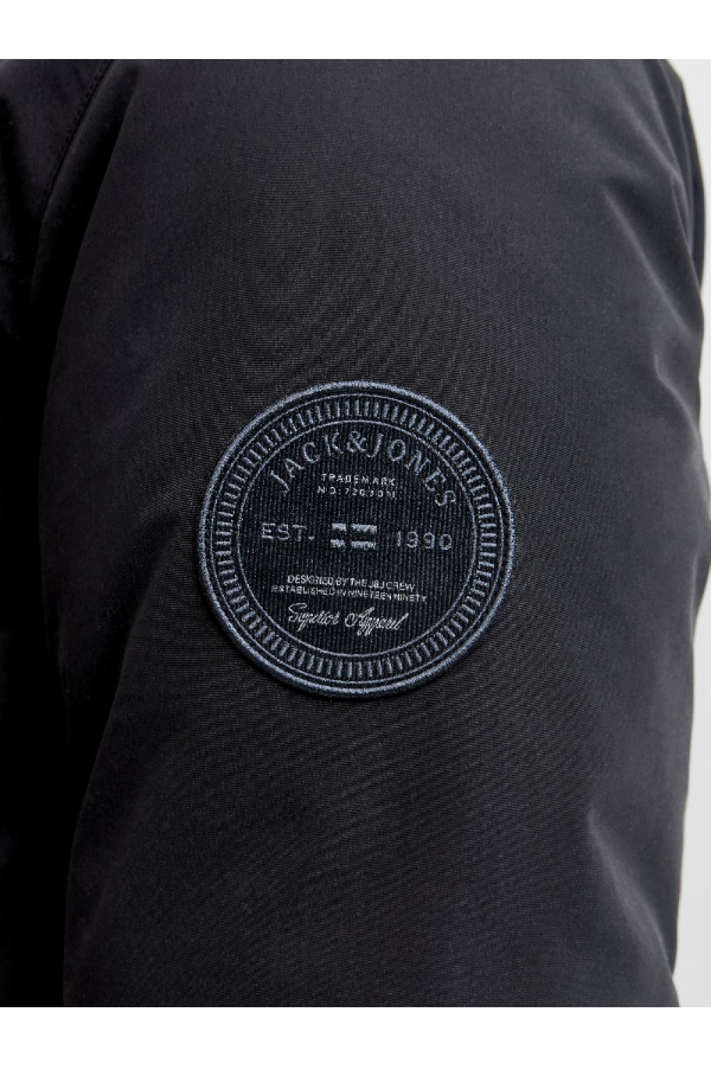 JACK & JONES CAMP FAUX FUR PARKA BF BLACK 12279267