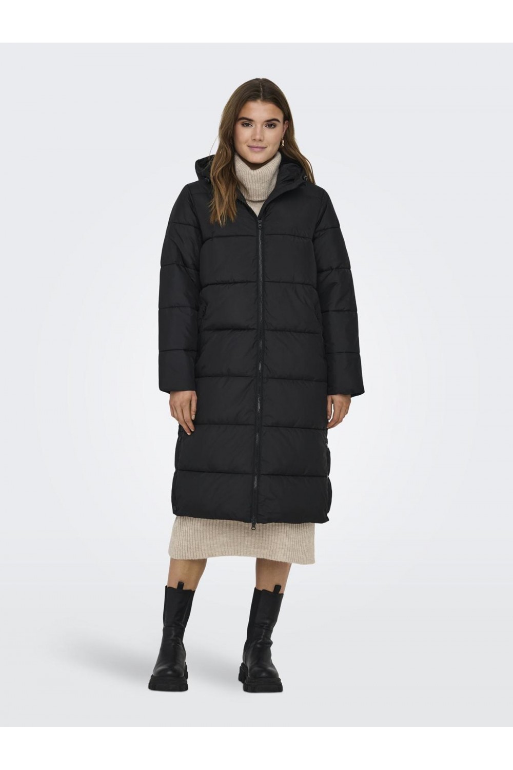 ONLY MONTANA LONG PUFFER JACKET NOOS OTW BLACK 15226559