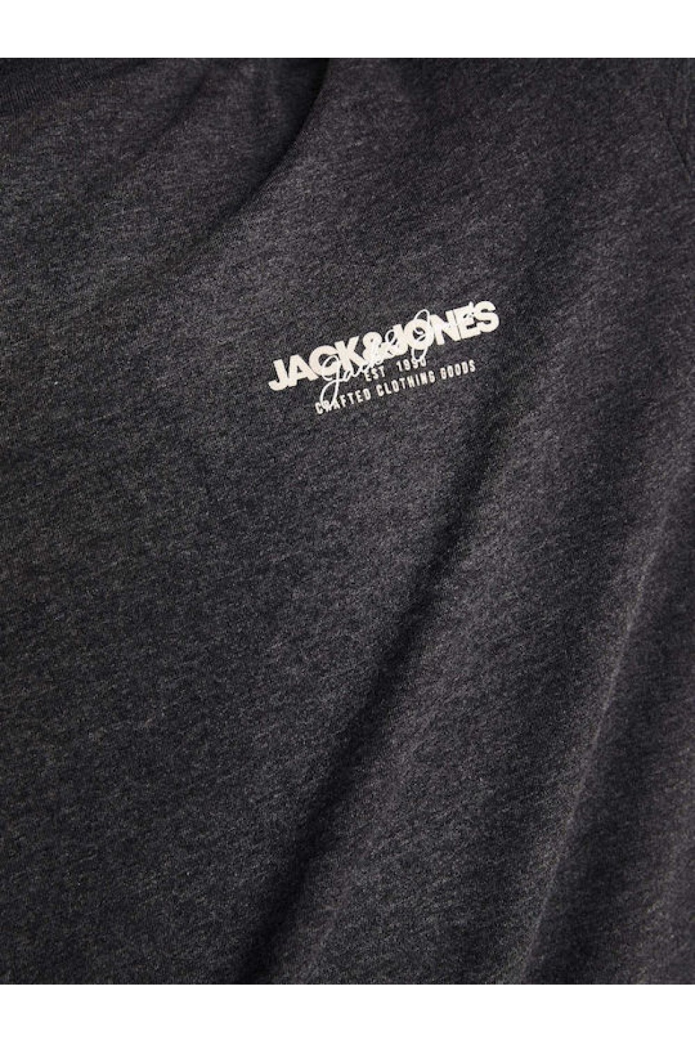 JACK & JONES ALVIS TEE LS CREW NECK BLACK 12259735