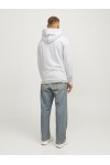 JACK & JONES PORTLAND BLOCK SWEAT HOOD LN LIGHT GREY 12262421