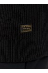 JACK & JONES PANNEL KNIT ZIP CARDIGAN AW25 BLACK 12278920