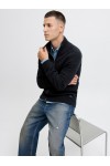 JACK & JONES PANNEL KNIT ZIP CARDIGAN AW25 SKY CAPTAIN 12278920