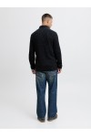 JACK & JONES PANNEL KNIT ZIP CARDIGAN AW25 SKY CAPTAIN 12278920