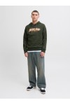 JACK & JONES URBAN SWEAT HOOD GREEN 12279115
