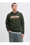 JACK & JONES URBAN SWEAT HOOD GREEN 12279115
