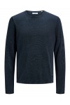 JACK & JONES ELEO KNIT CREW NECK NOOS NAVY BAZER 12174001