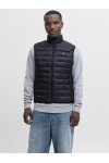 JACK&JONES JJEBRADLEY LIGHT BODYWARMER COLLAR NOOS BLACK 12280973
