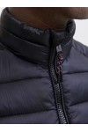 JACK&JONES JJEBRADLEY LIGHT BODYWARMER COLLAR NOOS BLACK 12280973