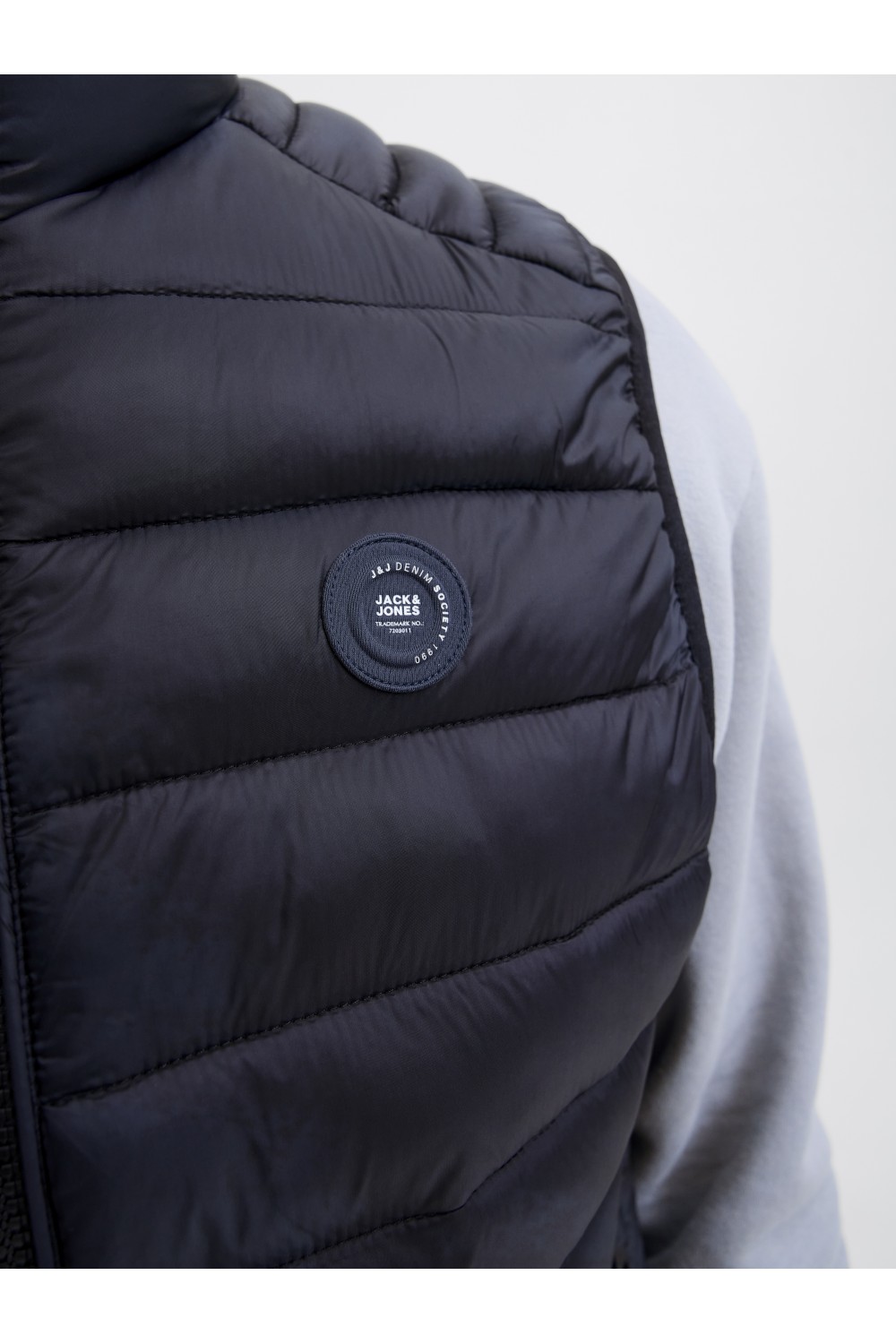 JACK&JONES JJEBRADLEY LIGHT BODYWARMER COLLAR NOOS BLACK 12280973