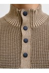JACK & JONES ETHAN KNIT HIGH NECK CROCKERY 12278965