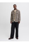 JACK & JONES PANNEL KNIT CREW NECK AW25 CROCKERY 12278916