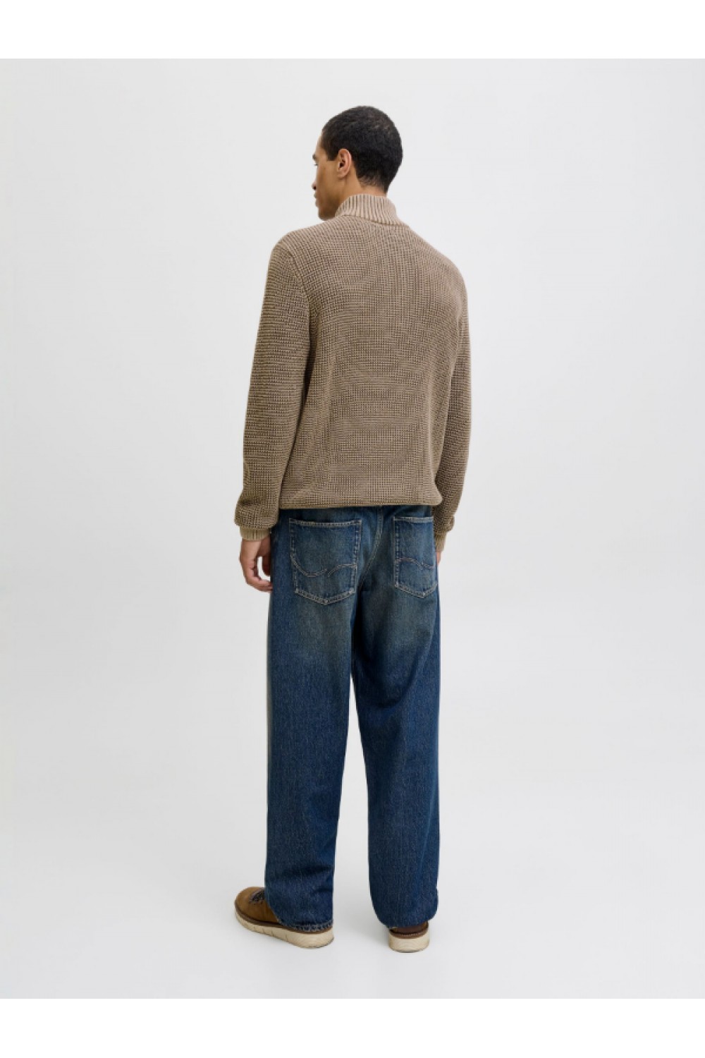 JACK & JONES ETHAN KNIT HIGH NECK CROCKERY 12278965