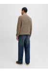 JACK & JONES ETHAN KNIT HIGH NECK CROCKERY 12278965