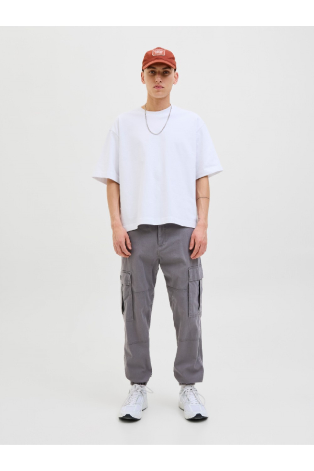 JACK & JONES PSTKANE JONNIE CUFFED CARGO RET CASTLEROCK 12268261