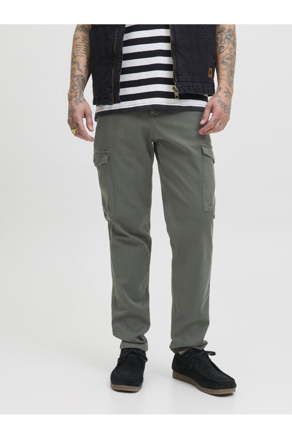 JACK&JONES JPSTACE ARTHUR DOBBY CARGO GREY 12282388