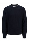 JACK & JONES JJROY KNIT CREW NECK DARK BLUE 12279278