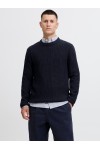 JACK & JONES JJROY KNIT CREW NECK DARK BLUE 12279278