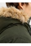 JACK & JONES CAMP FAUX FUR PARKA BF GREEN 12279267