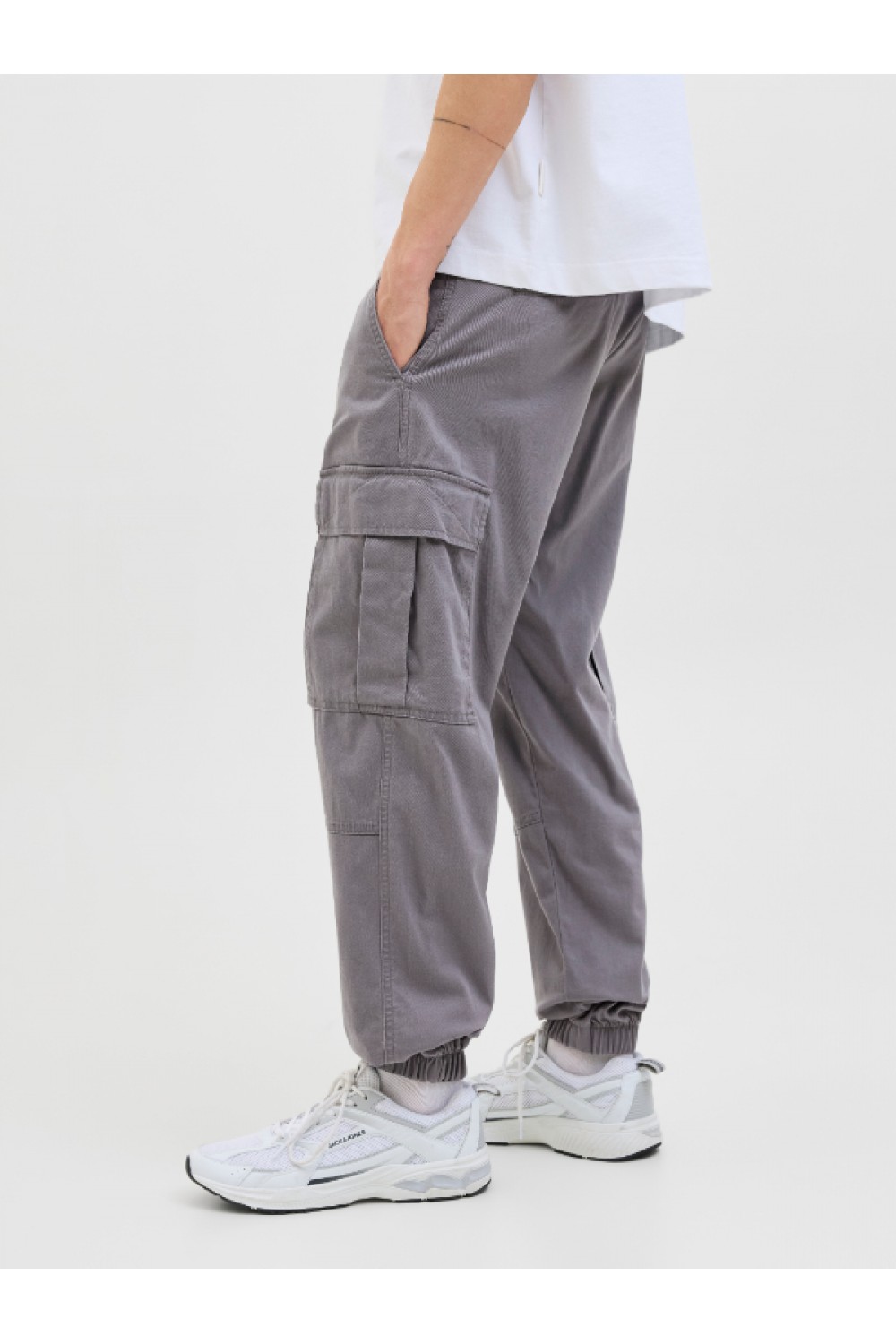 JACK & JONES PSTKANE JONNIE CUFFED CARGO RET CASTLEROCK 12268261