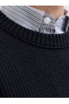 JACK & JONES JJROY KNIT CREW NECK DARK BLUE 12279278