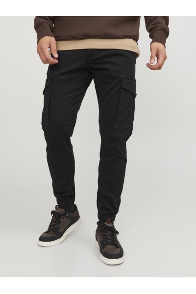 JACK&JONES JPSTPAUL FLAKE CARGO NOOS BLACK 12139912