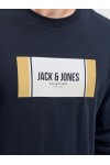 JACK&JONES HAYATO TEE LS CREW NECK BTS BLUE 12282290