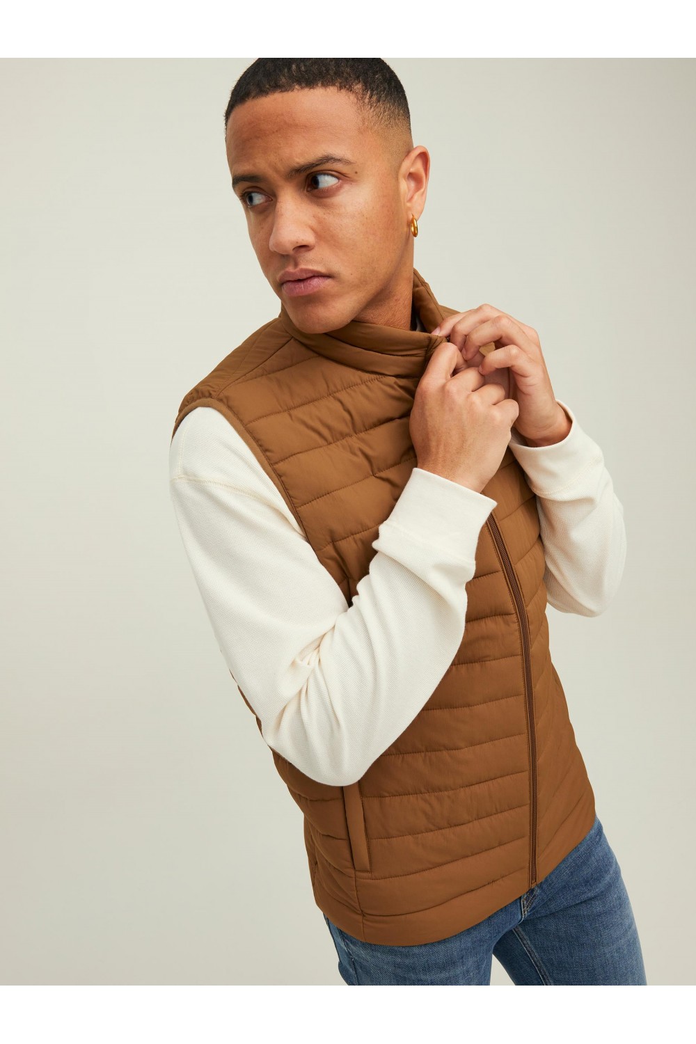 JACK & JONES ERECYCLE BODYWARMER RUBBER 12211132