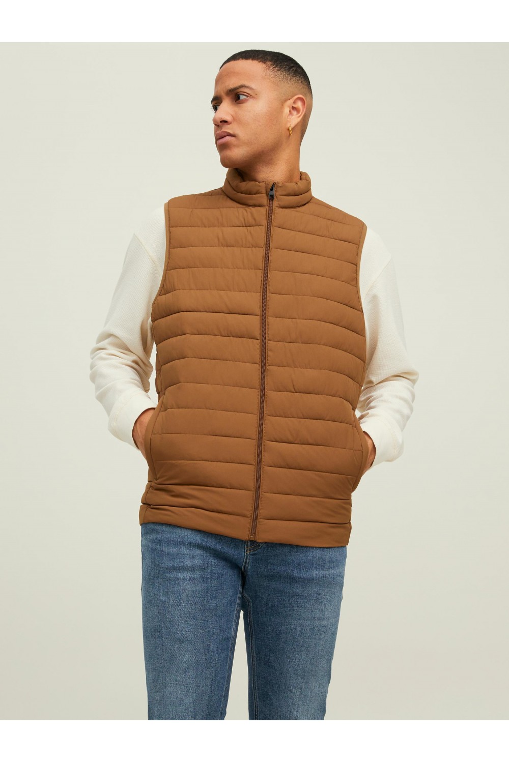 JACK & JONES ERECYCLE BODYWARMER RUBBER 12211132