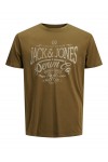 JACK & JONES JPRBOOSTER SS TEE CREW NECK JAN22 DARK OLIVE 12208452