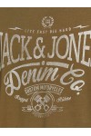 JACK & JONES JPRBOOSTER SS TEE CREW NECK JAN22 DARK OLIVE 12208452