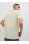 JACK & JONES CANGGU SLUB ELEMENT BACK TEE CELADON TINT 12276819