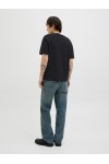JACK & JONES PORTO TEE SS CREW NECK BLACK 12269429