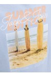 JACK & JONES PORTO TEE SS CREW NECK CHAMRAY BLUE 12269429