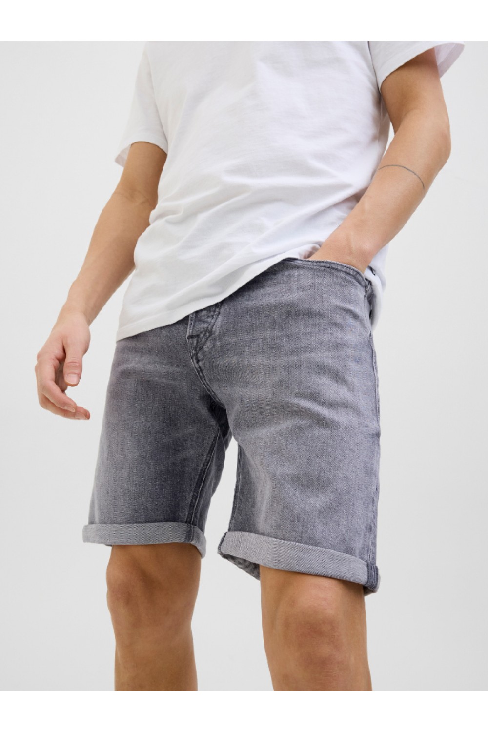 JACK & JONES RICK JJIORIGINAL SHORTS GREY DENIM 12269612