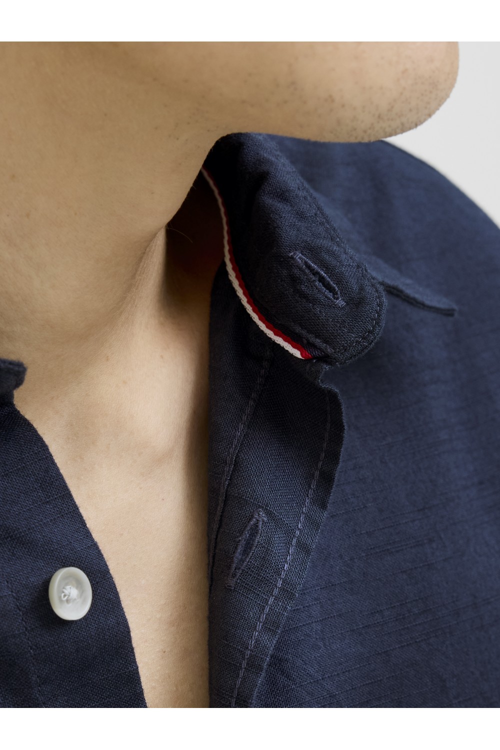 JACK & JONES PIERRE SLUB SHIRT SKY CAPTAIN 12270087