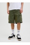 JACK & JONES KARL AVERY CARGO SHORTS MID OLIVE NIGHT 12269374