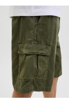 JACK & JONES KARL AVERY CARGO SHORTS MID OLIVE NIGHT 12269374