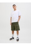 JACK & JONES KARL AVERY CARGO SHORTS MID OLIVE NIGHT 12269374