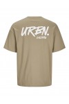 JACK & JONES SCRIPT BRADLEY TEE SS CREW NECK CORIANDER 12269361