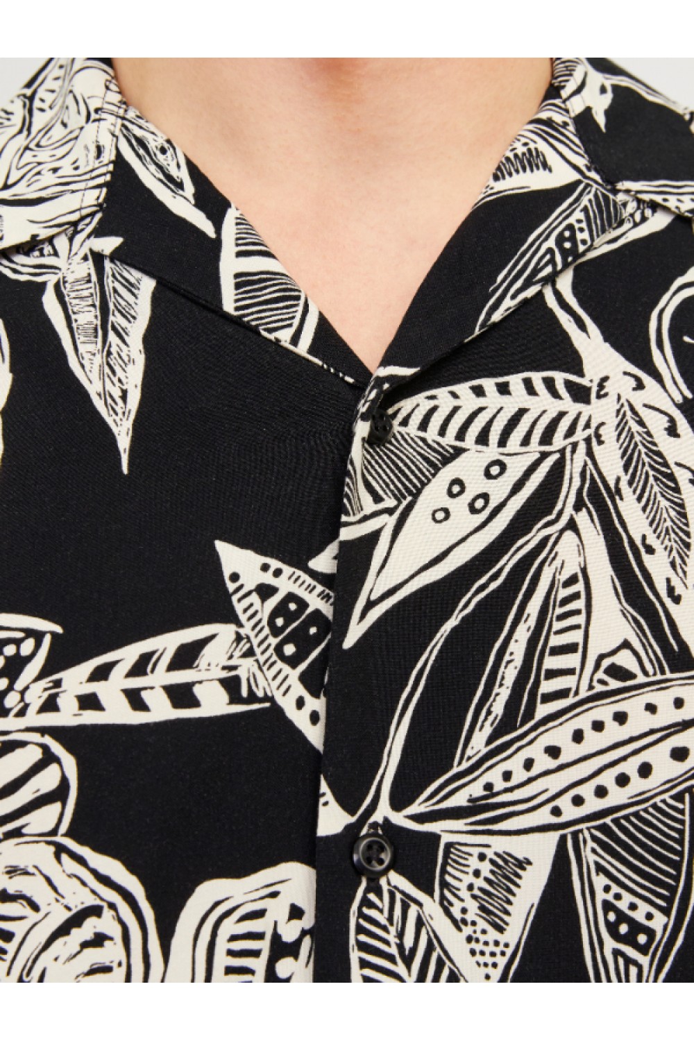 JACK & JONES LUKE FOREST DAY SHIRT BLACK 12274953