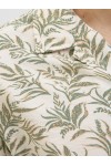 JACK & JONES LULINCOLN PRINT RESORT S/S SHIRT FOUR LEAF COVER 12278834