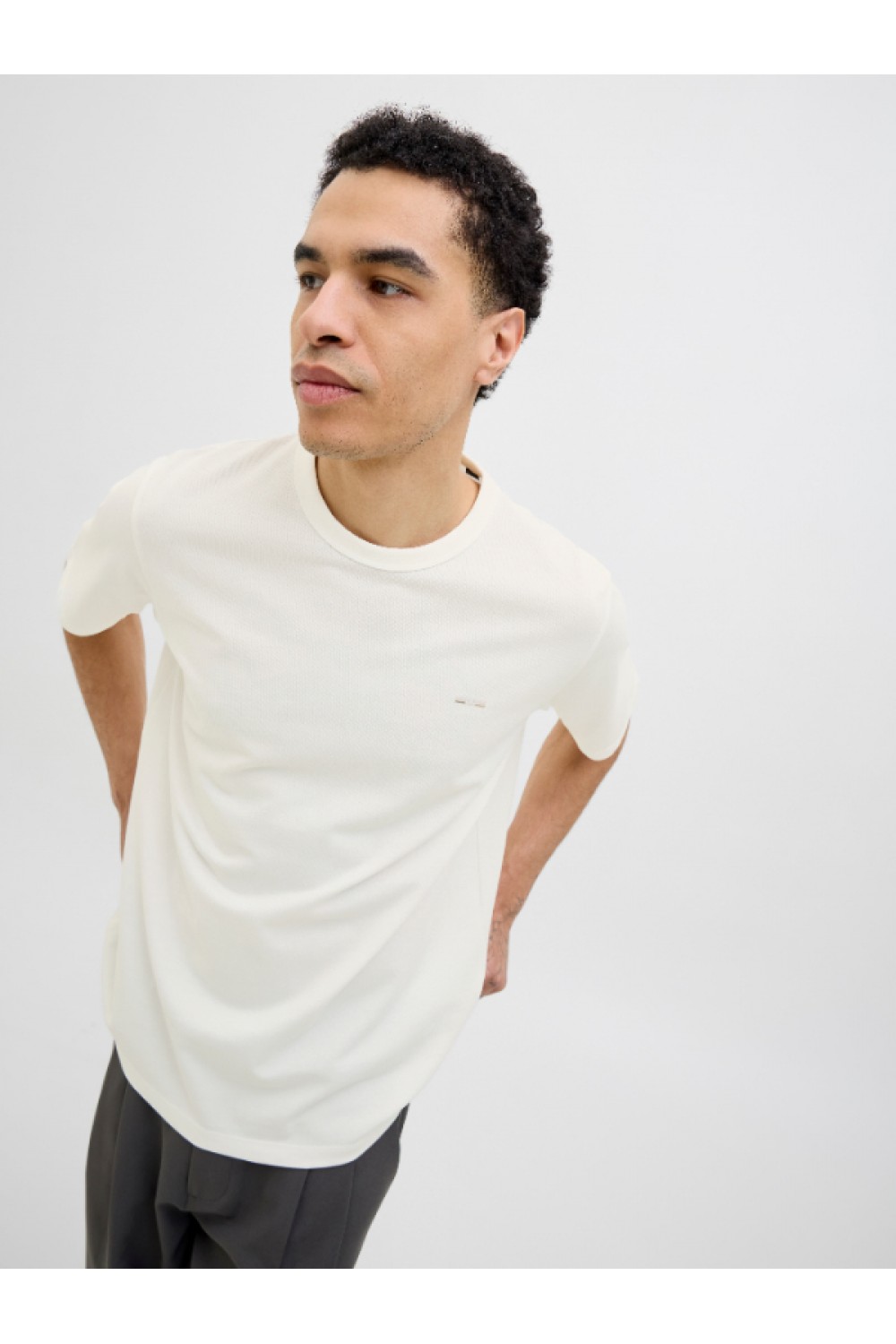 JACK & JONES BLUALVES SS TEE CLOUD DANCER 12276801