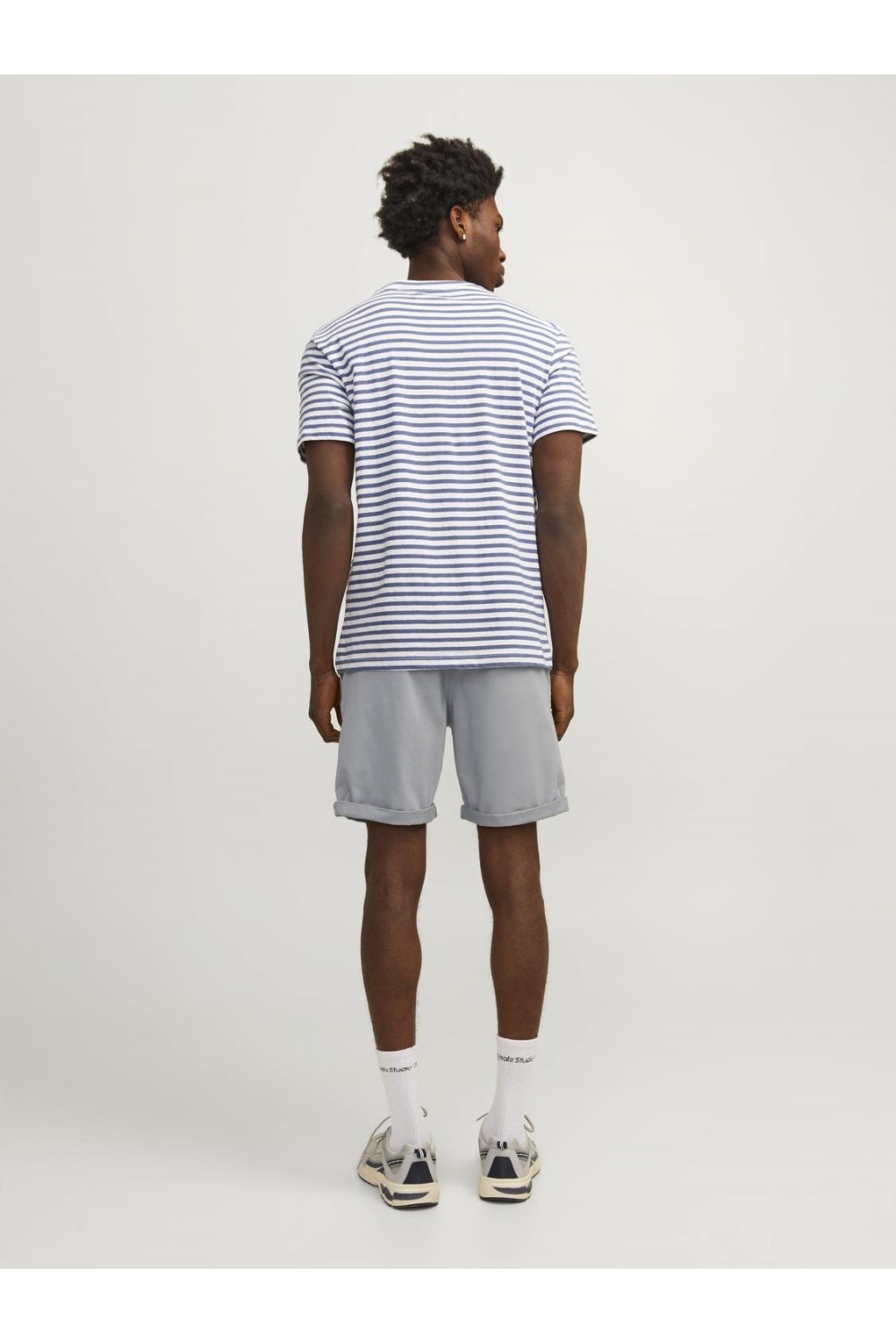 JACK & JONES BOWIE SOLID CHINO SHORTS ULTIMATE GREY 12165604