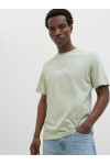 JACK & JONES ALMERIA BRANDING TEE SS CREW NECK CELADON TINT 12276784
