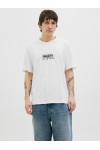 JACK & JONES ALMERIA BRANDING TEE SS CREW NECK CLOUD DANCER 12276784
