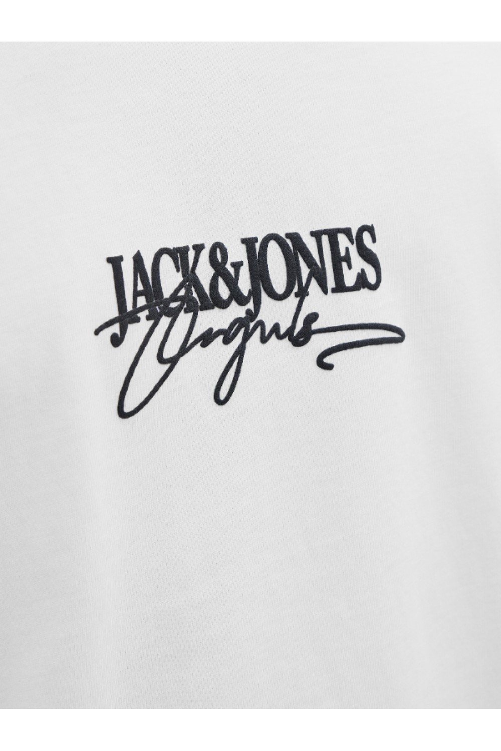 JACK & JONES ALMERIA BRANDING TEE SS CREW NECK CLOUD DANCER 12276784