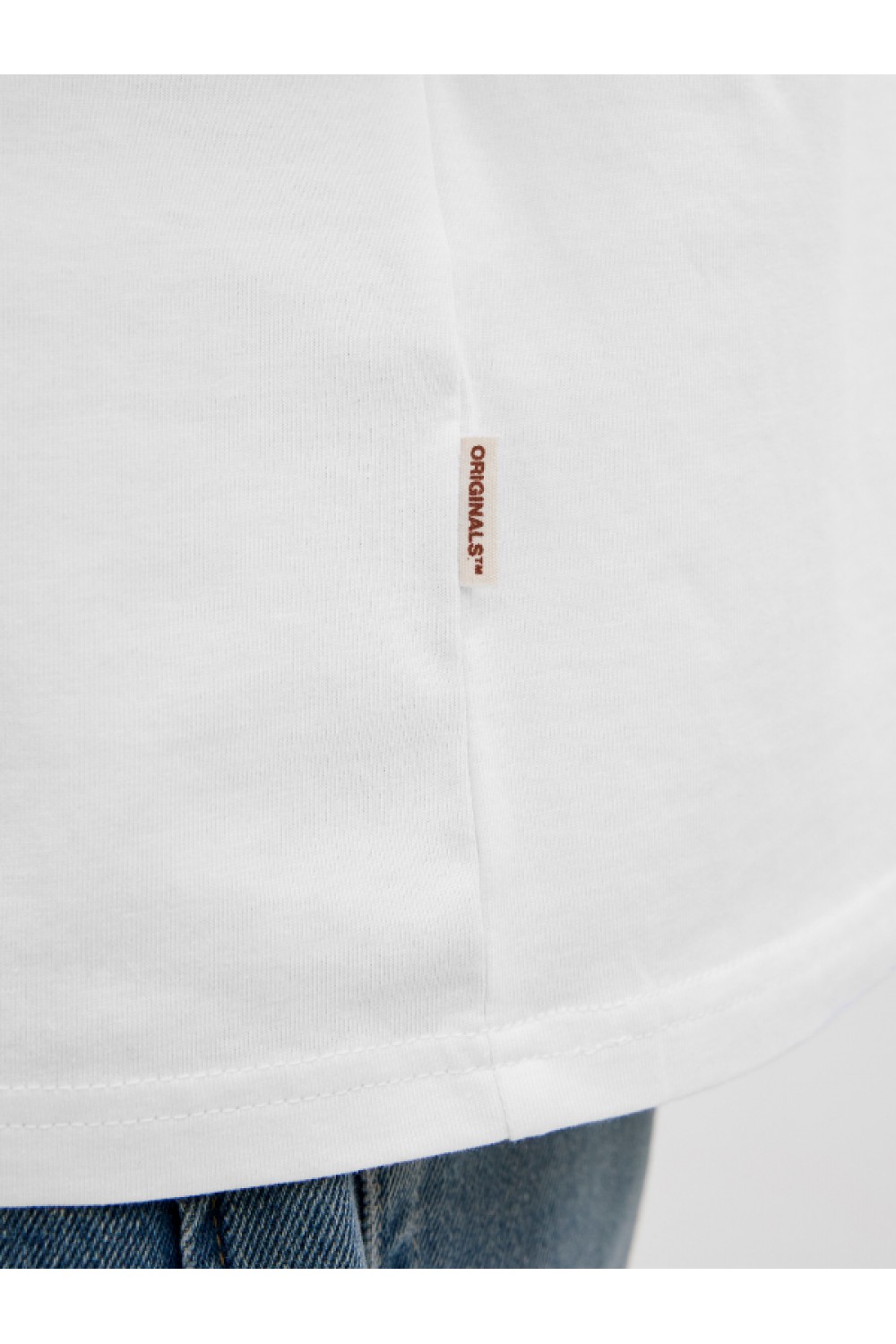 JACK & JONES ALMERIA BRANDING TEE SS CREW NECK CLOUD DANCER 12276784